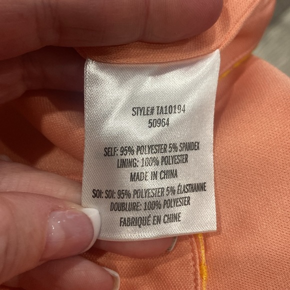 EVA FRANCO NWOT ORANGE Creamsicle Summer Wrap Halter Top - Picture 6 of 6